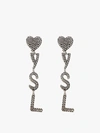 Saint Laurent Earrings In Silver