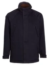 Loro Piana Icer Jacket Cashmere Storm System Navy In Blue Navy