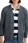 Alex Mill Merino Wool Cardigan In Dark Grey