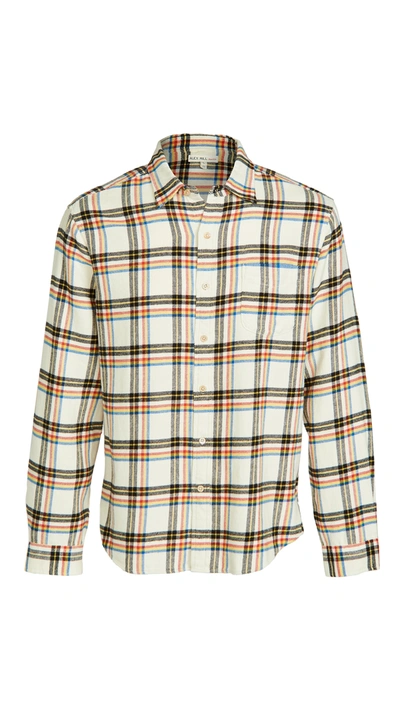 Alex Mill Regular Fit Plaid Flannel Button-up Shirt In Multi