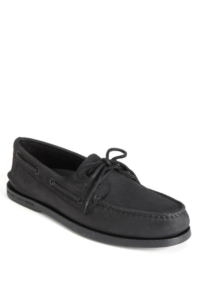 Sperry Authentic Original Boat Shoe In Black