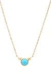 Anzie Bonheur Turquoise Pendant Necklace