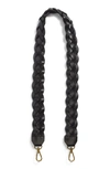 Madewell The Shoulder Bag Strap: Braided Edition In True Black