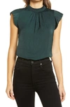1.state Pleated Sleeve Top In Night Meadow