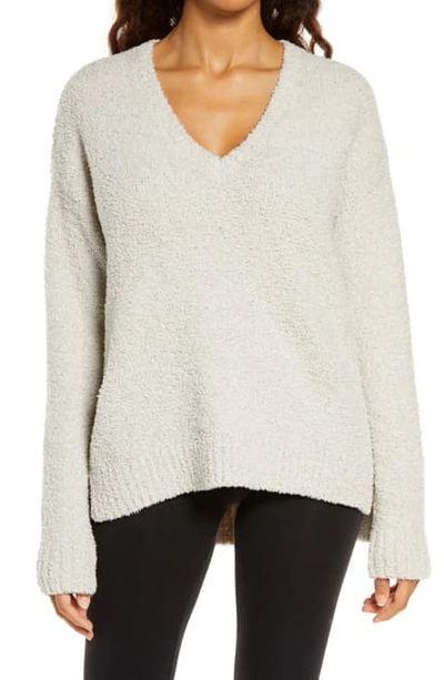 Ugg Cecilia V-neck Sweater In Driftwood