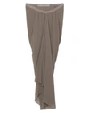 Rick Owens Midi Skirts In Grey