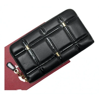 Pre-owned Ferragamo Black Leather Wallet