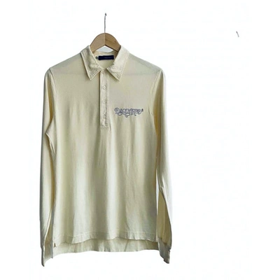 Pre-owned Dsquared2 Polo Shirt In Yellow