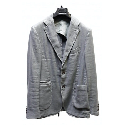 Pre-owned Fendi Grey Cashmere Jacket