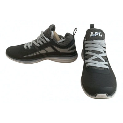 Pre-owned Apl Athletic Propulsion Labs Low Trainers In Grey
