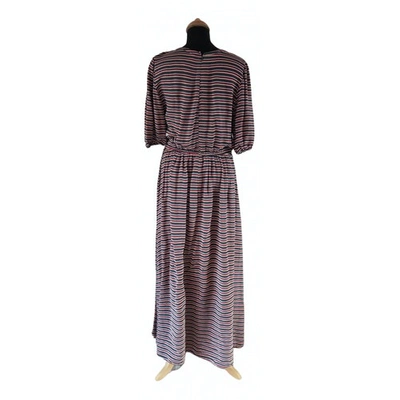 Pre-owned American Vintage Maxi Dress In Anthracite
