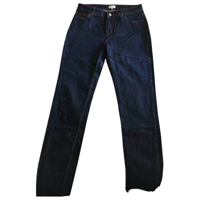 Pre-owned Claudie Pierlot Blue Cotton - Elasthane Jeans
