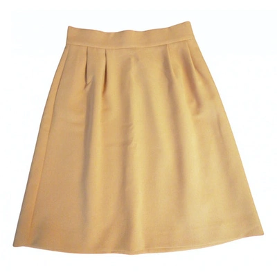 Pre-owned Marella Mid-length Skirt In Yellow