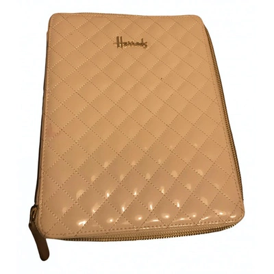 Pre-owned Harrods Leather Purse In Pink