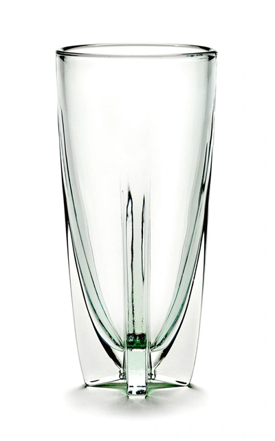 Ann Demeulemeester For Serax Set-of-four Dora 15 Cl Glass In Green