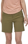 Patagonia Quandary 7-inch Shorts In Fatigue Green