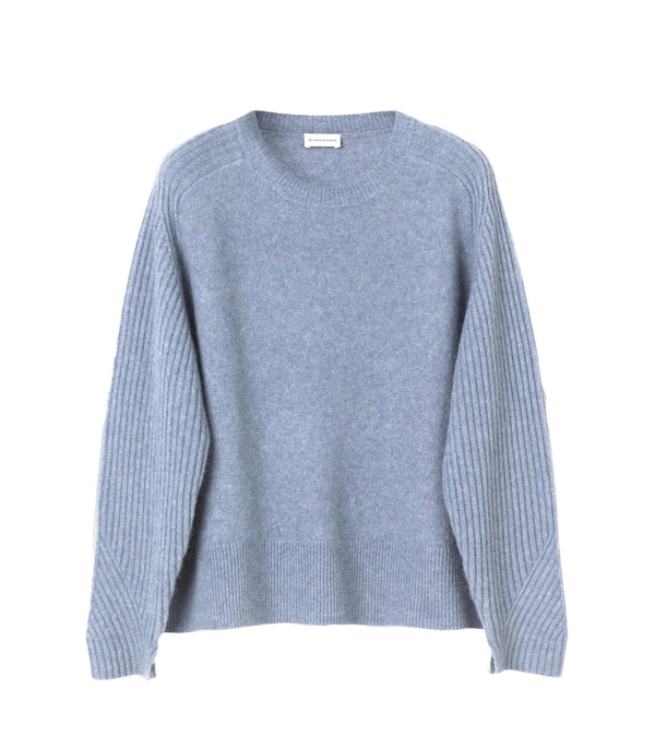 By Malene Birger Ana Sweater In Faded Dove In Blue Modesens
