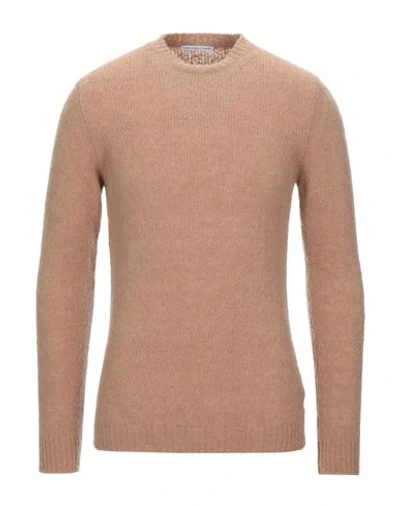 Grey Daniele Alessandrini Sweaters In Sand
