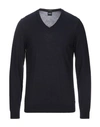 Hugo Boss Sweaters In Dark Blue