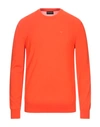 Emporio Armani Sweaters In Orange