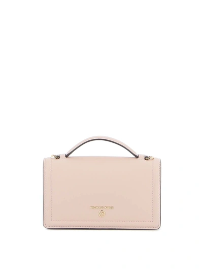 Michael Kors Mini Phone Bag In Light Pink