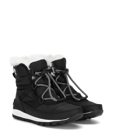 Sorel Kids' Whitney(tm) Ii Short Waterproof Insulated Boot In Black