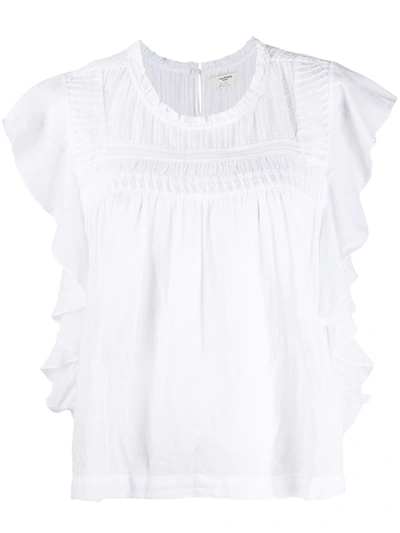 Isabel Marant Étoile Isabel Marant Etoile White Layona Blouse