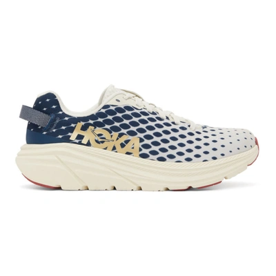 Hoka One One Rincon 2 Tokyo 2020 Running Sneakers In White,blue