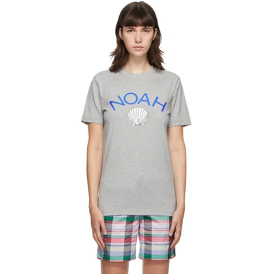 Noah Grey Adidas Edition Shell Logo T-shirt