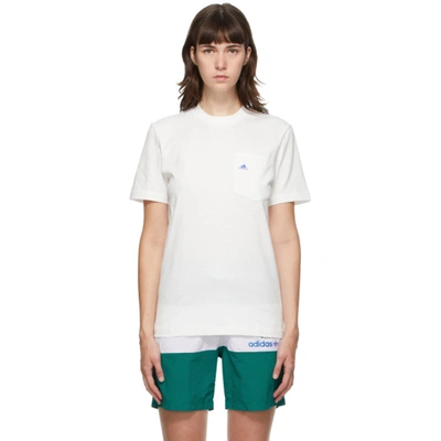 Noah White Adidas Edition Shell Pocket T-shirt