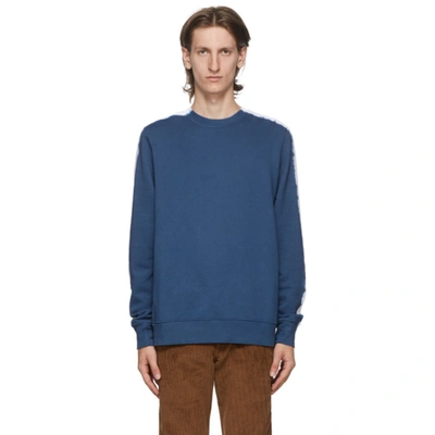 Ps By Paul Smith Regular Fit Tye Dye Sweatshirt In 45 Blue