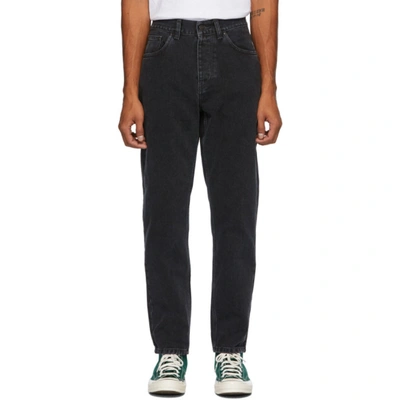 Carhartt Black Newel Jeans In 8906 Black