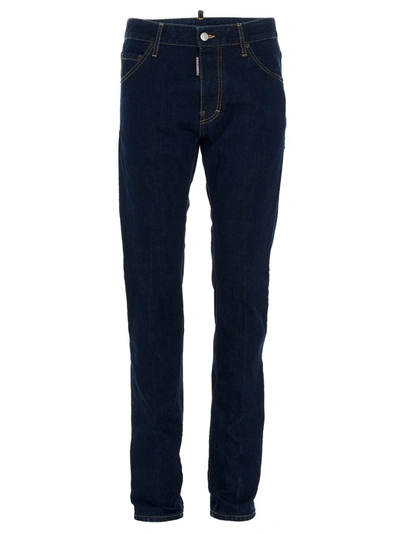 Dsquared2 Skinny Fit Jeans In Blue