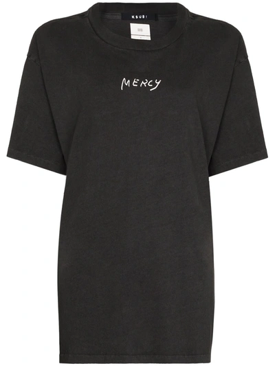 Ksubi Mercy Printed Cotton-jersey T-shirt In Black