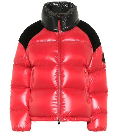 Moncler Chouelle Quilted Down Coat In Red