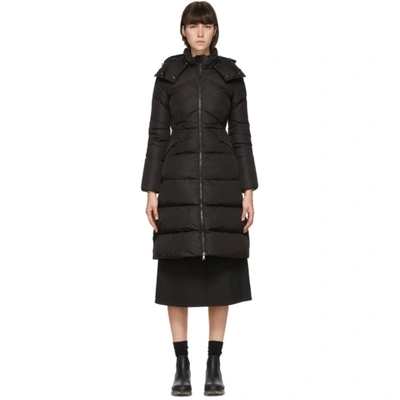 Moncler Gnosia Water Resistant Down Puffer Coat In Black
