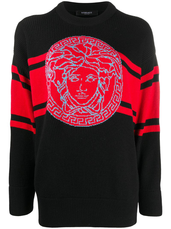 versace red sweater