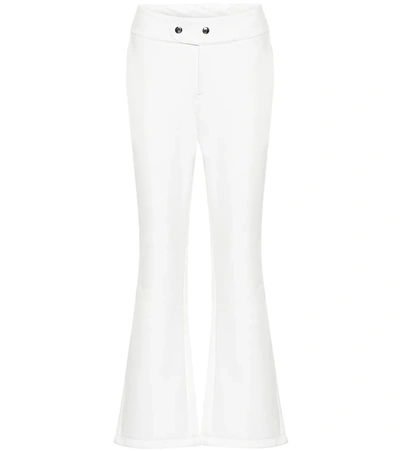 Bogner Emilia Flared Soft-shell Ski Trousers In White