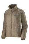 Patagonia Radalie Water Repellent Thermogreen Insulated Jacket In Furry Taupe