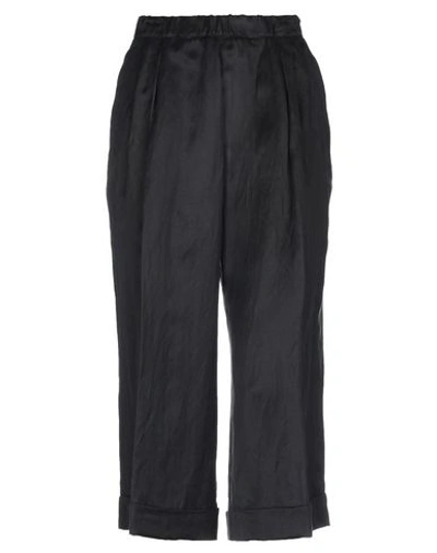 Via Masini 80 3/4-length Shorts In Black