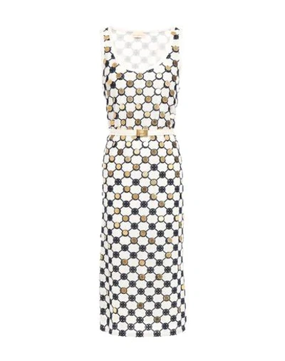 Tory Burch Midi Dress In White