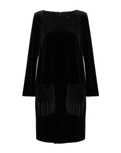 Nissa Short Dresses In Black
