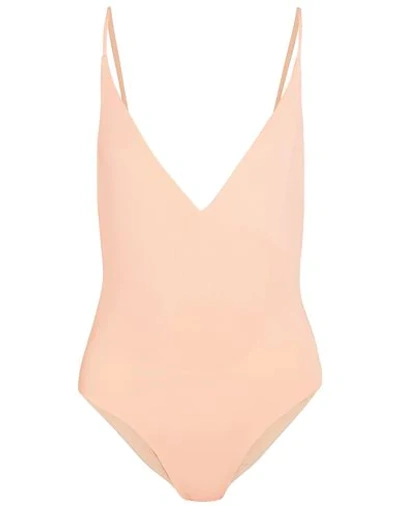 Fella One-piece Swimsuits In Pale Pink