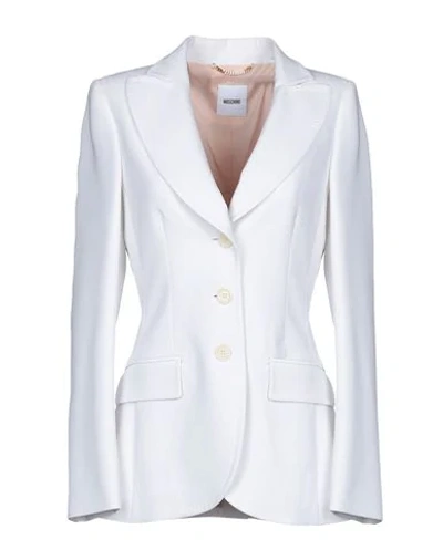 Moschino Sartorial Jacket In Ivory