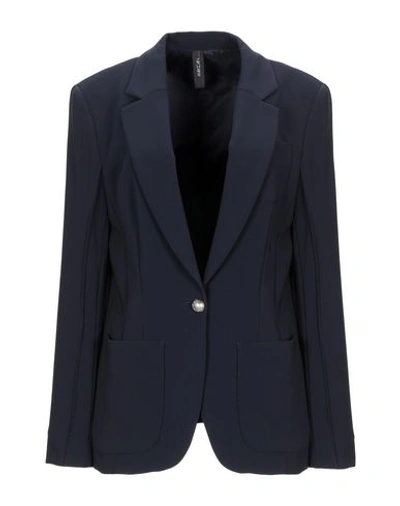 Marc Cain Suit Jackets In Dark Blue