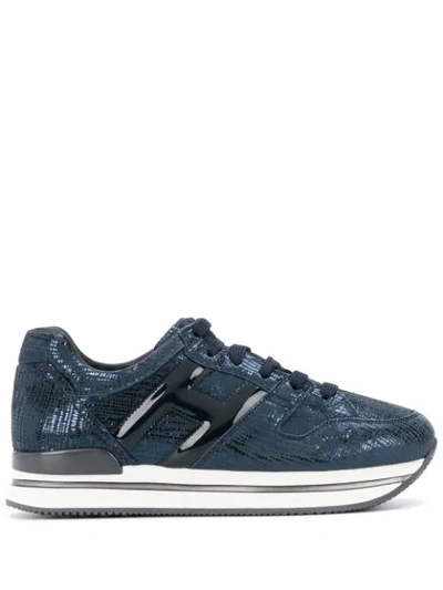 Hogan H383 Low-top Sneakers In Blue