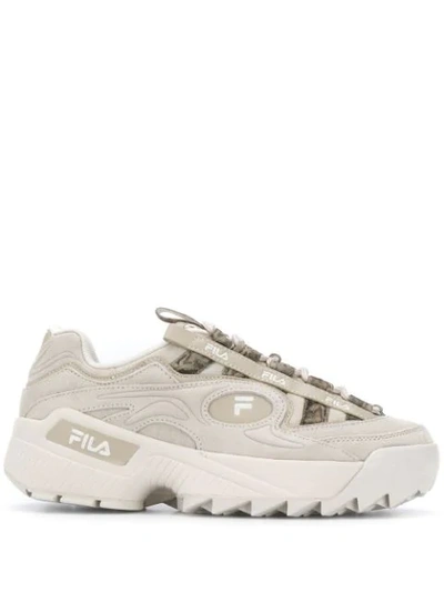 Fila D-formation Lace Trainers In Neutrals