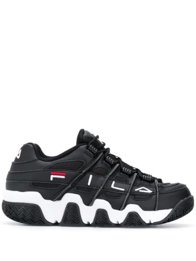 Fila Uproot Lace-up Trainers In Black