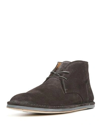 Vince Ramsey Suede Chukka Boot In Charcoal
