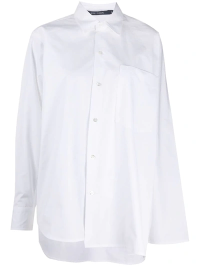 Sofie D'hoore Asymmetric Button-down Shirt In White